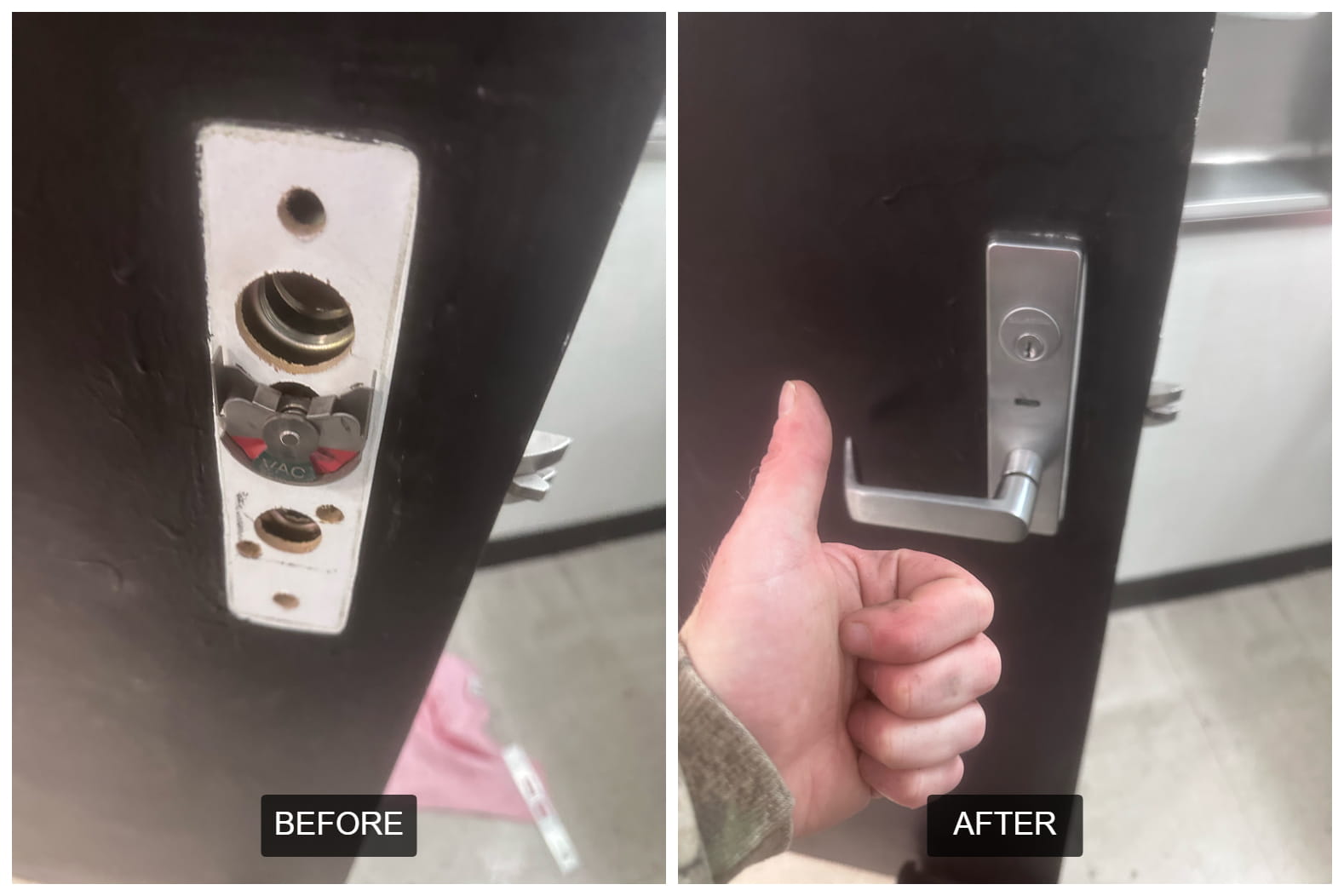 Locksmith Spokane mortise lock repair